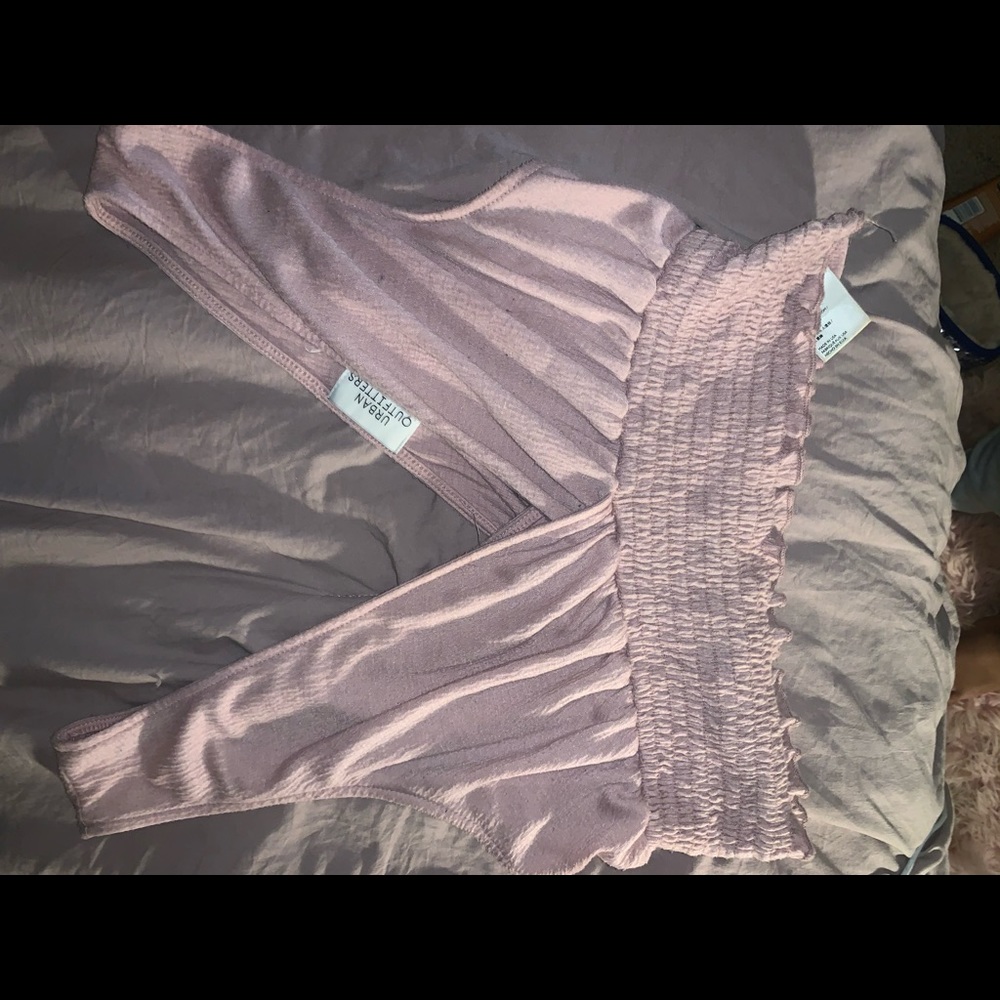 Pink urban outfitters crop top